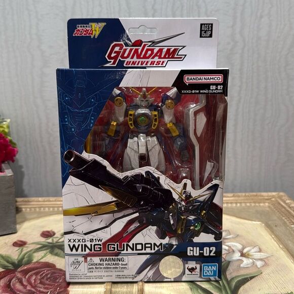Bandai Namco XXXG-01W Wing Gundam GU-02 Gundam Universe Figure New in Box NWT - Picture 1 of 10